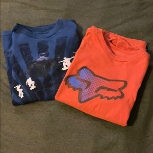 Two youth medium shirts